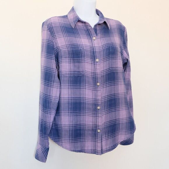 Riders by Lee Women's Long Sleeve Plaid Shirt S - Picture 3 of 6